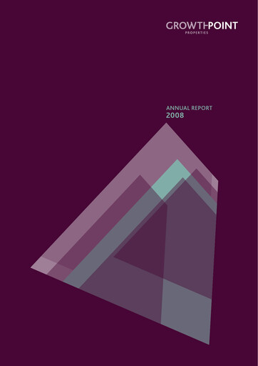 Thumbnail Growthpoint Properties Annual Report 2008