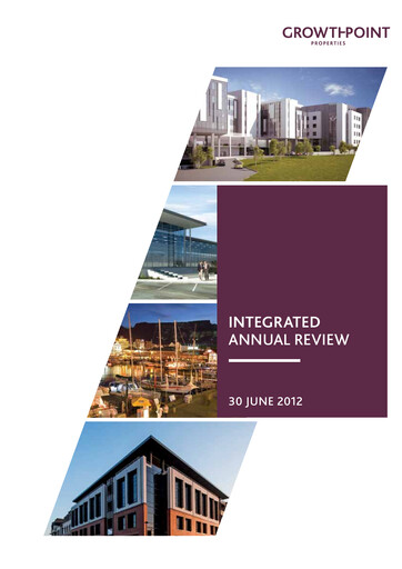 Thumbnail Growthpoint Properties Annual Report 2012