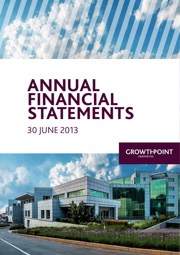 Vorschaubild Growthpoint Properties Finanzmitteilung 2013