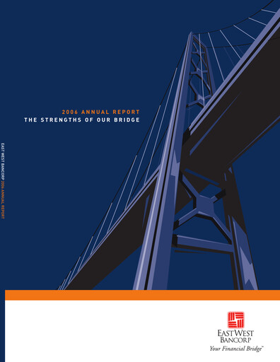 Thumbnail East West Bancorp
 Annual Report 2006