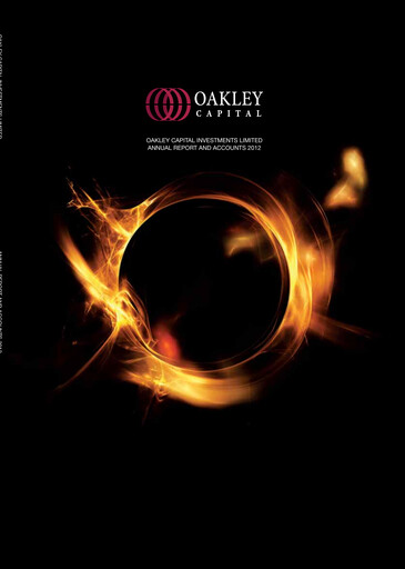 Thumbnail Oakley Capital Investments Annual Report 2012