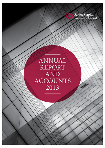 Thumbnail Oakley Capital Investments Annual Report 2013