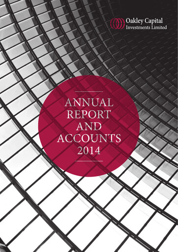 Thumbnail Oakley Capital Investments Annual Report 2014