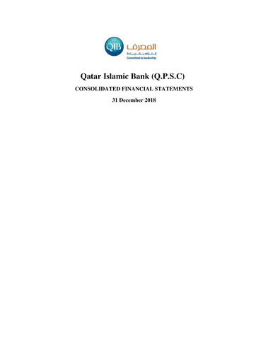 Thumbnail Qatar Islamic Bank Financial Statement 2018