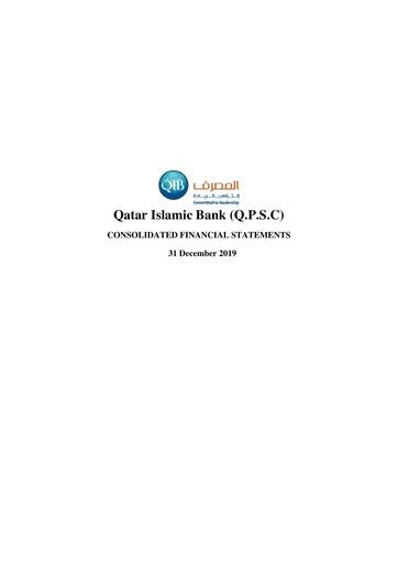 Thumbnail Qatar Islamic Bank Financial Statement 2019