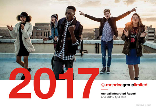 Thumbnail Mr Price Group Annual Report 2017
