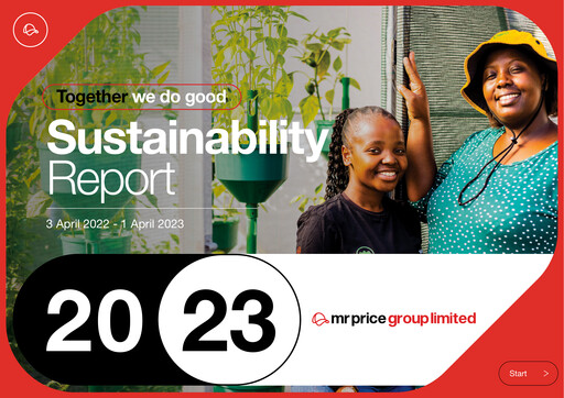 Thumbnail Mr Price Group Sustainability Report 2023