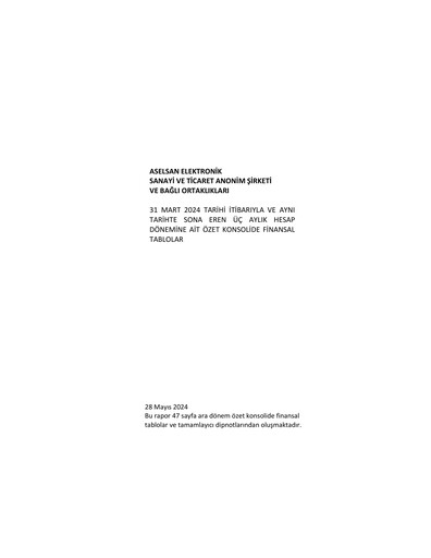 Thumbnail Aselsan Quarterly Report 2024-q1