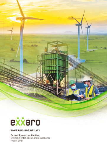 Thumbnail Exxaro Resources ESG Report 2021