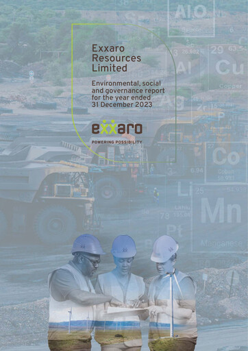 Thumbnail Exxaro Resources ESG Report 2023