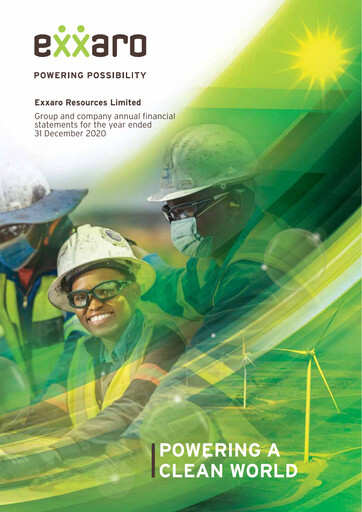 Thumbnail Exxaro Resources Financial Statement 2020