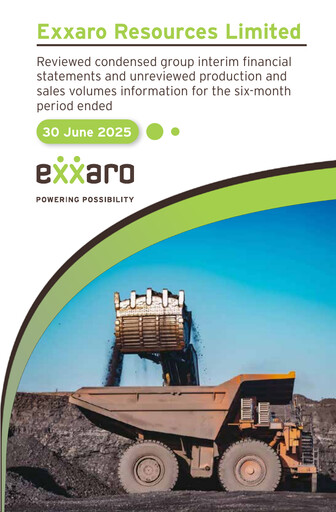 Vorschaubild Exxaro Resources Halbjahresbericht 2025-h1