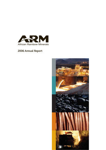 Thumbnail African Rainbow Minerals Annual Report 2006
