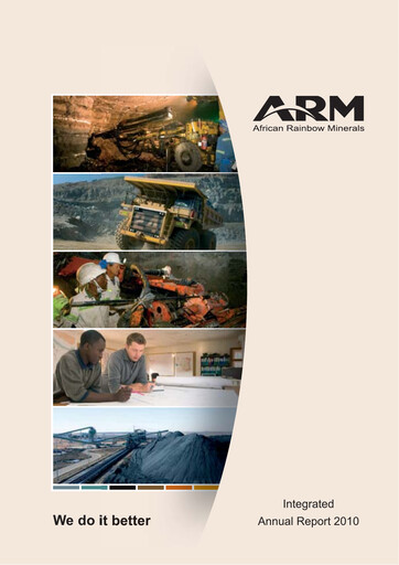 Thumbnail African Rainbow Minerals Annual Report 2010