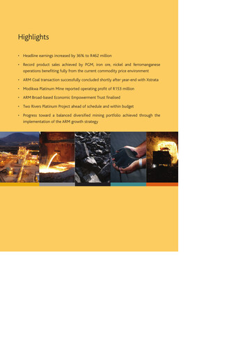 Thumbnail African Rainbow Minerals Financial Report 2006
