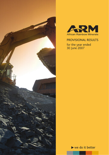 Thumbnail African Rainbow Minerals Financial Report 2007