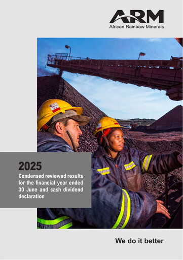 Thumbnail African Rainbow Minerals Financial Report 2025
