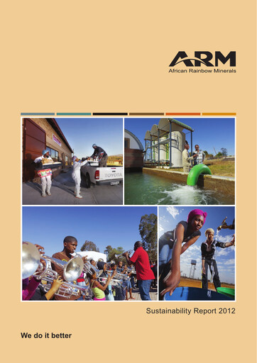 Thumbnail African Rainbow Minerals Sustainability Report 2012