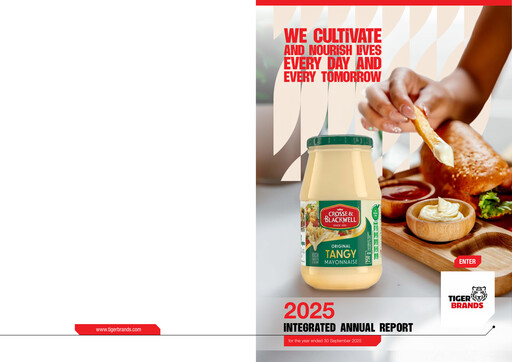 Thumbnail Tiger Brands Annual Report 2025