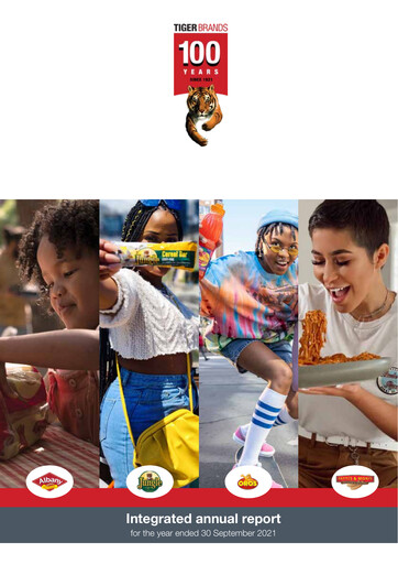 Thumbnail Tiger Brands Annual Report fy2021