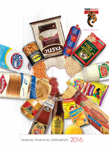 Thumbnail Tiger Brands Financial Statement 2016