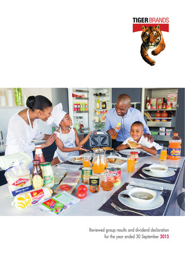 Thumbnail Tiger Brands Financial Statement fy2015