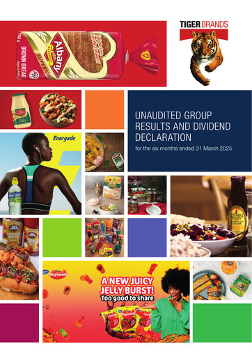 Thumbnail Tiger Brands Half-year Report 2025-h1