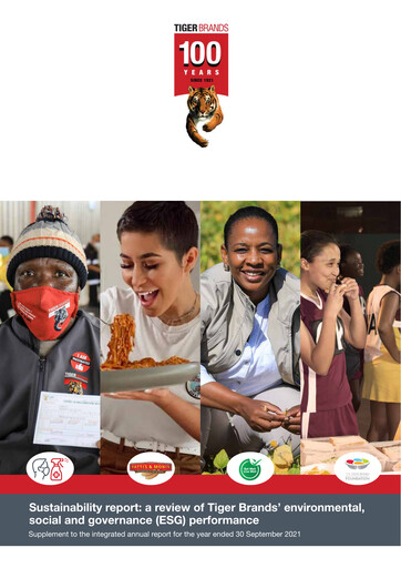 Thumbnail Tiger Brands Sustainability Report 2021