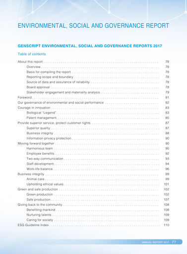 Thumbnail Genscript Biotech
 ESG Report 2017