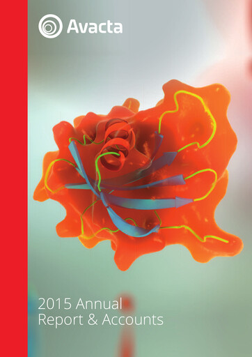 Miniature Avacta Group Rapport annuel 2015