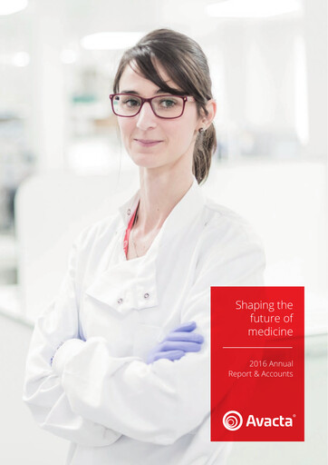 Miniature Avacta Group Rapport annuel 2016