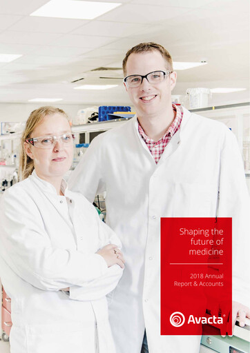 Miniature Avacta Group Rapport annuel 2018