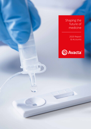 Miniature Avacta Group Rapport annuel 2020