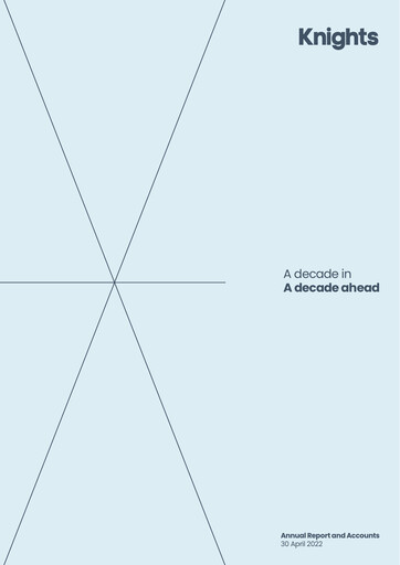 Thumbnail Knights Group Annual Report fy2022
