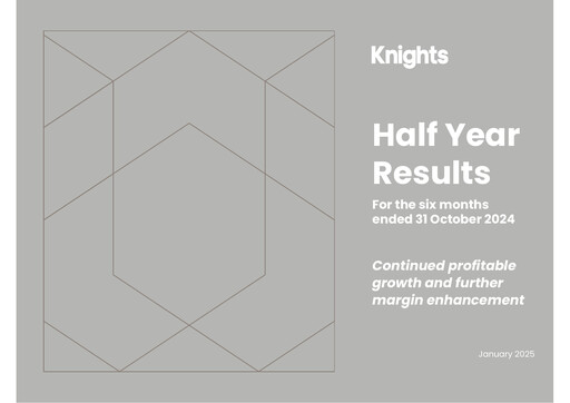 Thumbnail Knights Group Half-year Report fy2025-h1