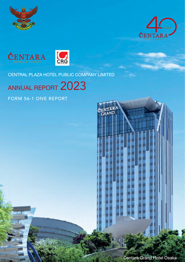 Thumbnail Central Plaza Hotel Annual Report 2023