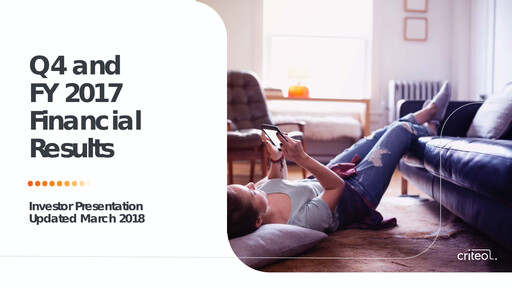 Thumbnail Criteo Quarterly Report 2017-q4