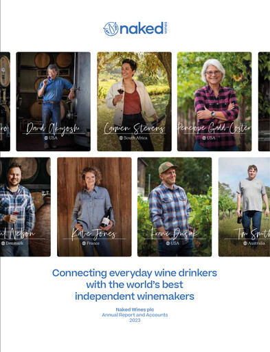 Thumbnail Naked Wines Annual Report 2023