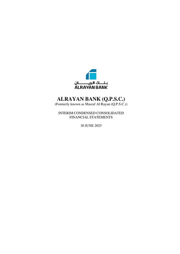 Thumbnail Masraf Al Rayan Half-year Report 2025-h1