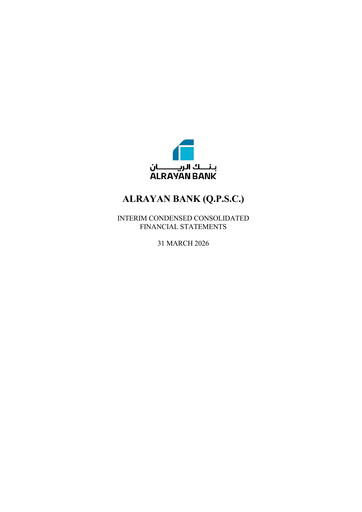 Thumbnail Masraf Al Rayan Quarterly Report 2026-q1