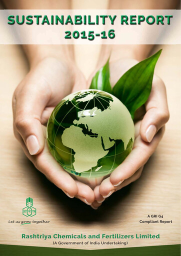Thumbnail Rashtriya Chemicals and Fertilizers Sustainability Report 2015-2016