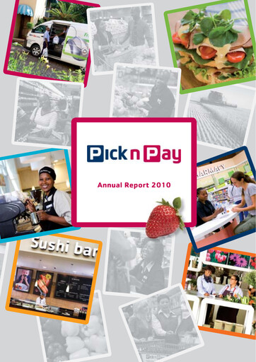 Thumbnail Pick n Pay Stores Annual Report 2010