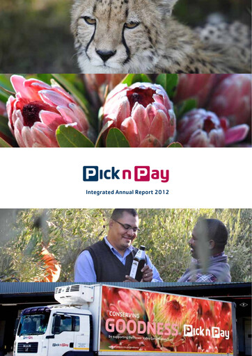 Thumbnail Pick n Pay Stores Annual Report 2012