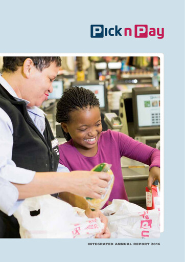 Thumbnail Pick n Pay Stores Annual Report 2016