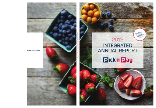 Thumbnail Pick n Pay Stores Annual Report 2019