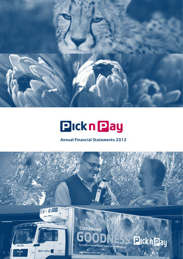 Thumbnail Pick n Pay Stores Financial Statement 2012