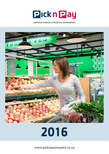 Thumbnail Pick n Pay Stores Financial Statement 2016