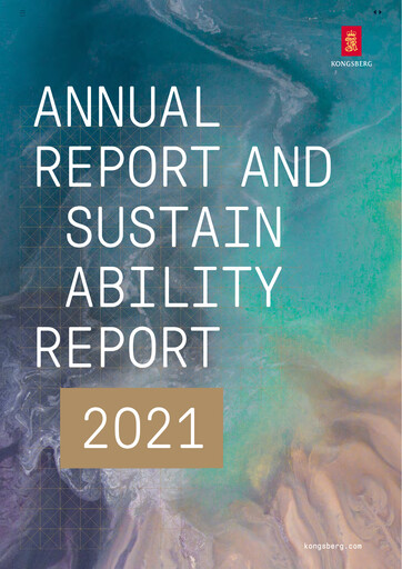 Thumbnail Kongsberg Gruppen Annual Report 2021