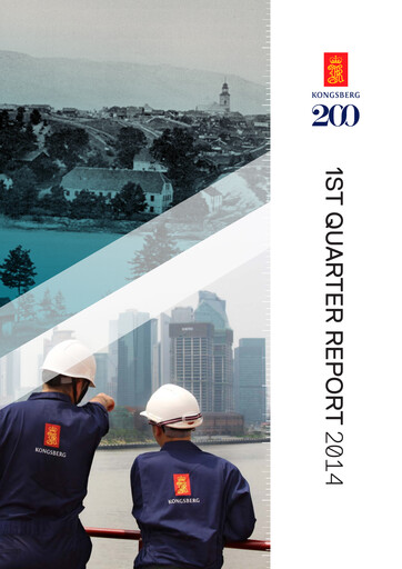 Thumbnail Kongsberg Gruppen Quarterly Report 2014-q1