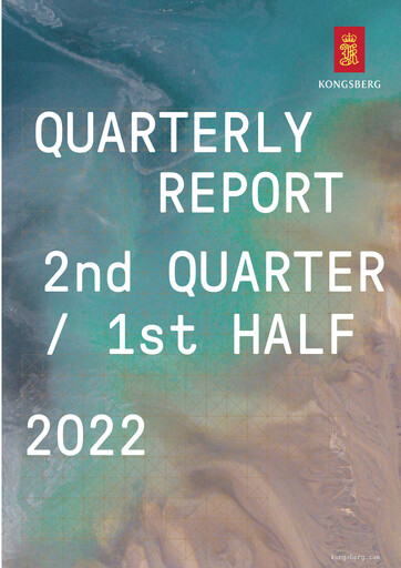 Thumbnail Kongsberg Gruppen Quarterly Report 2022-q2